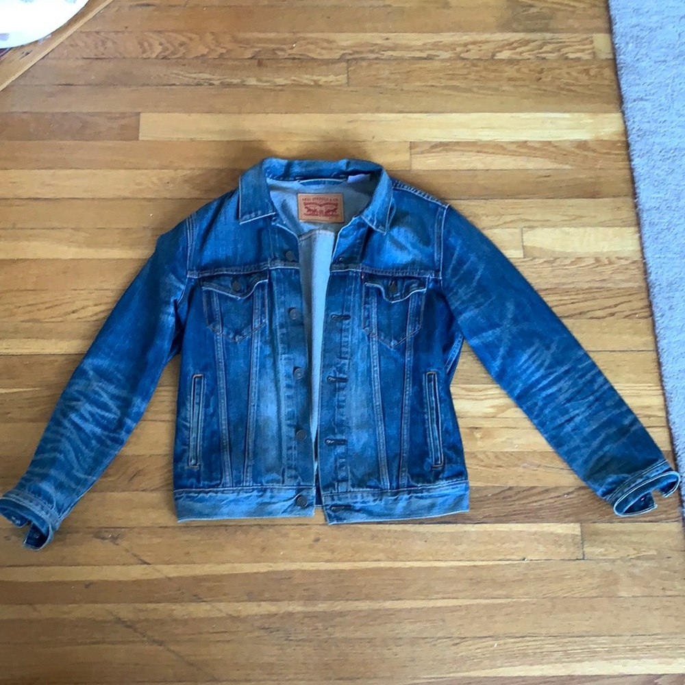 Levi’s Jean jacket. Well worn. Super comfortable